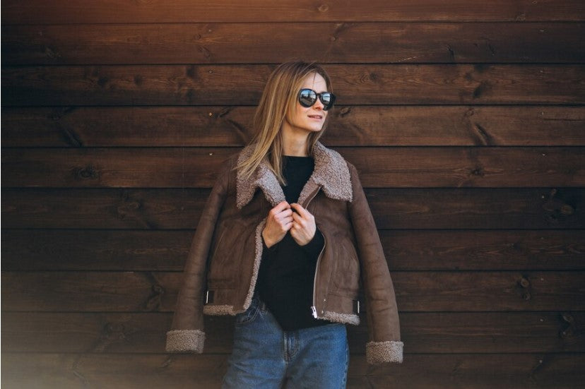 The Perfect Combination of Style and Comfort: Leather Sherpa Jackets