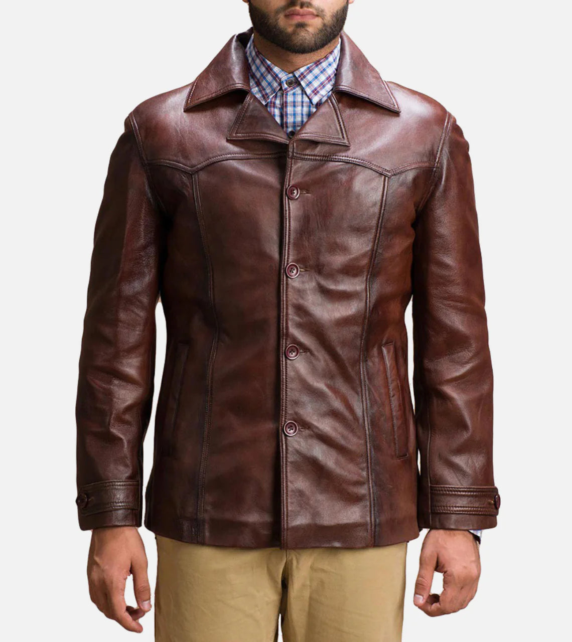 Rugged Leather Jackets for Men