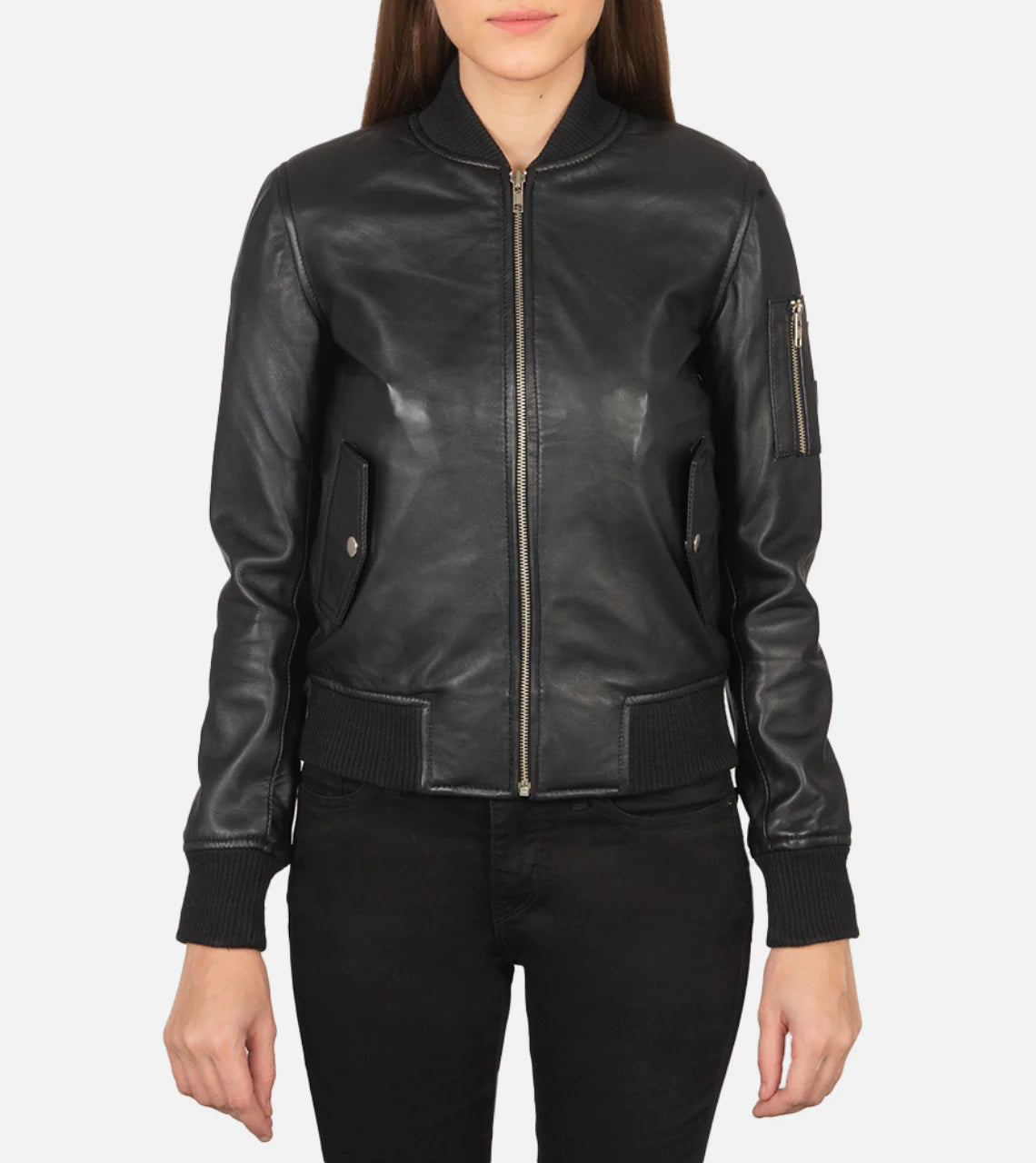 Bomber Leather Jackets for Women