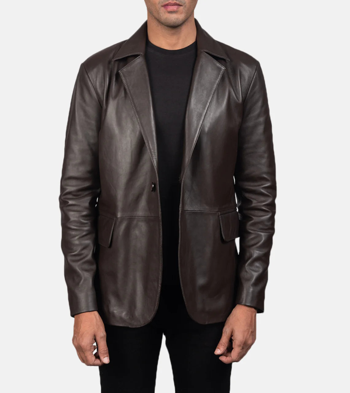 Genuine Men’s Leather Blazer