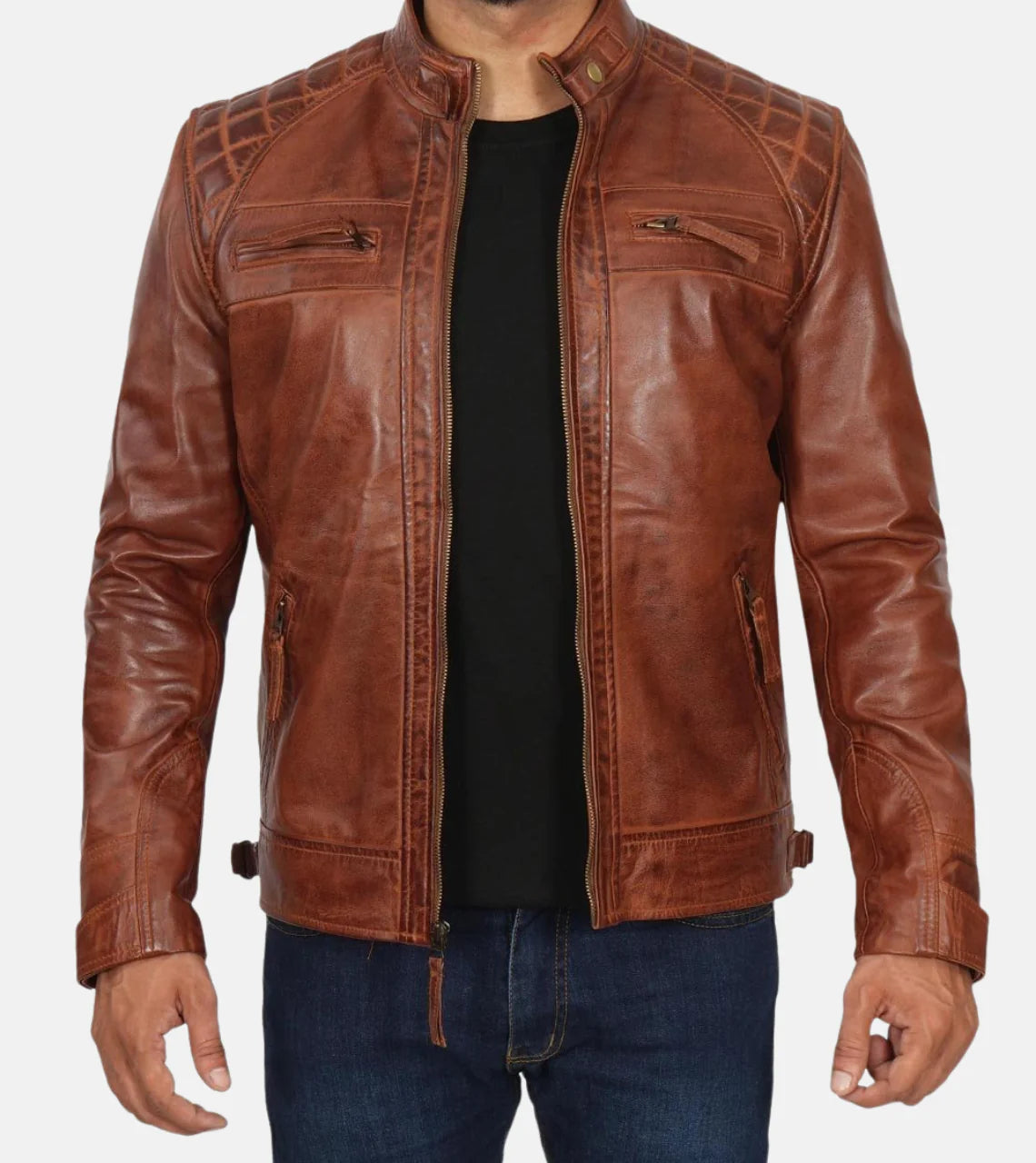 Distressed Leather Jackets