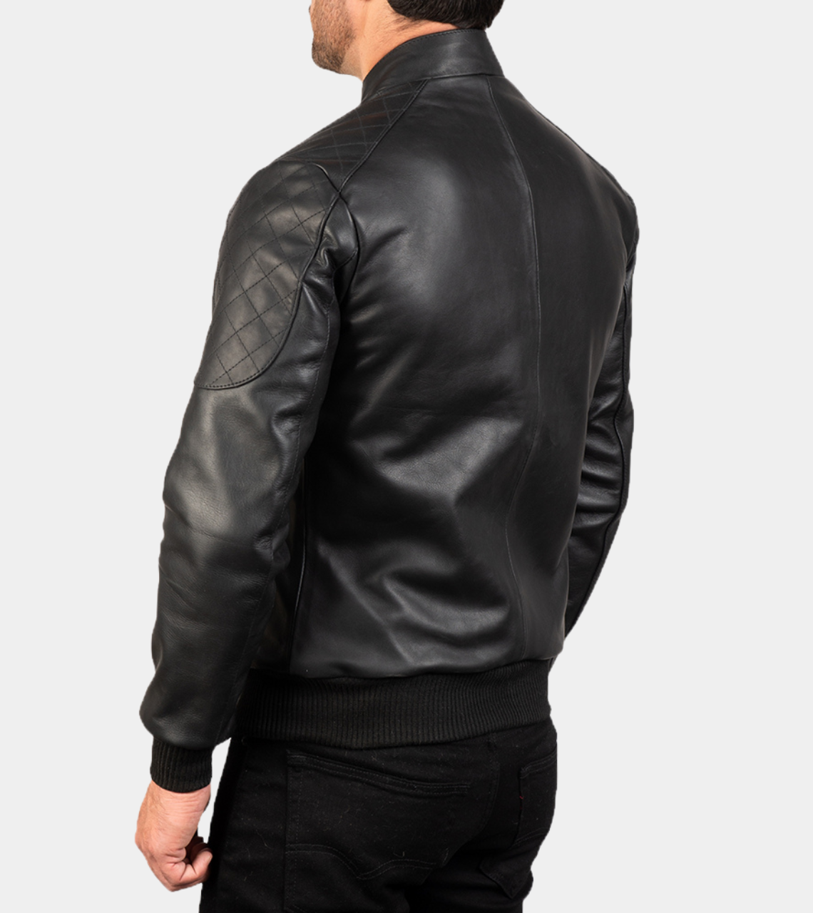  Torpilleur Men's Leather Bomber Jacket Back