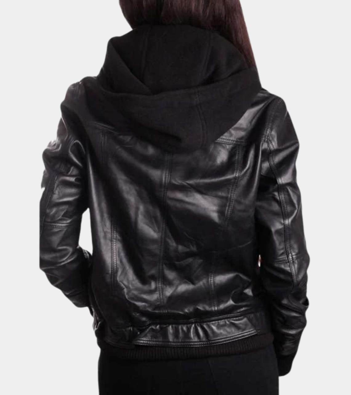 Urban Edge Removable Hooded Bomber Jacket Back