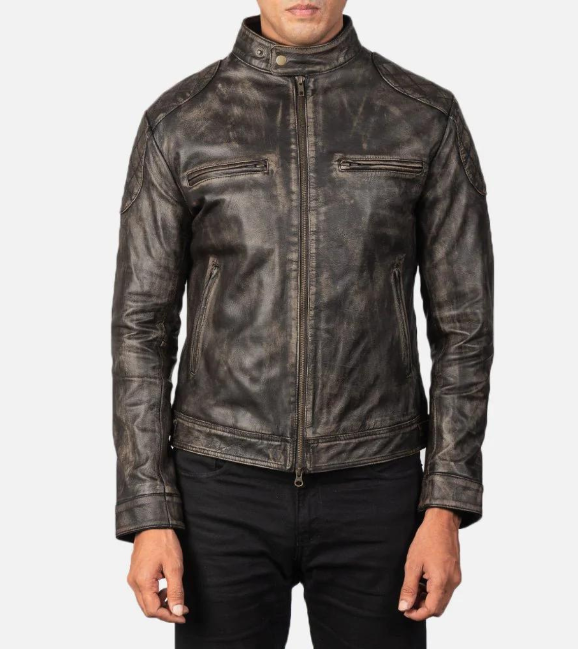 Marcella Men's Biker Leather Jacket