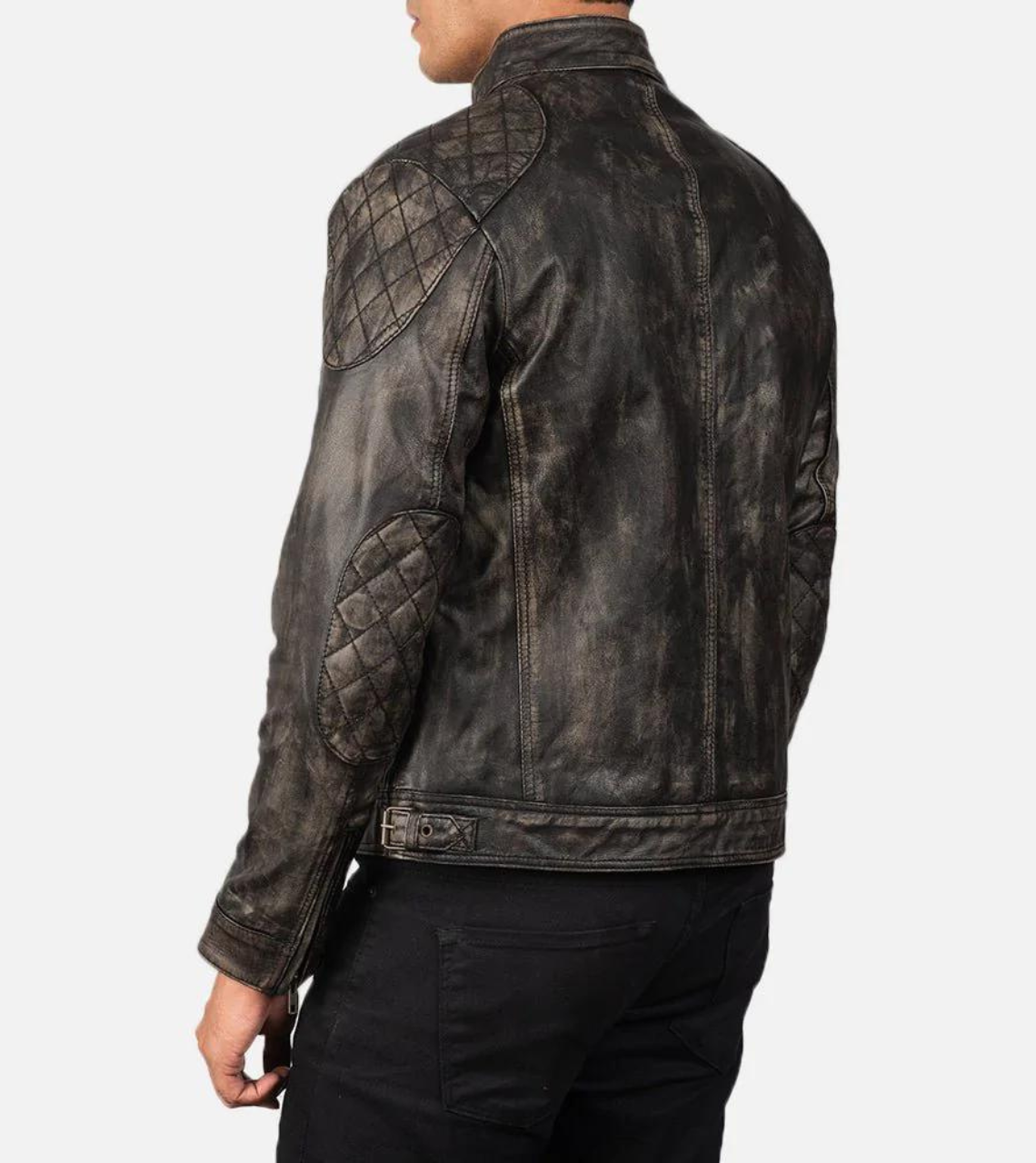 Marcella Men's Biker Leather Jacket