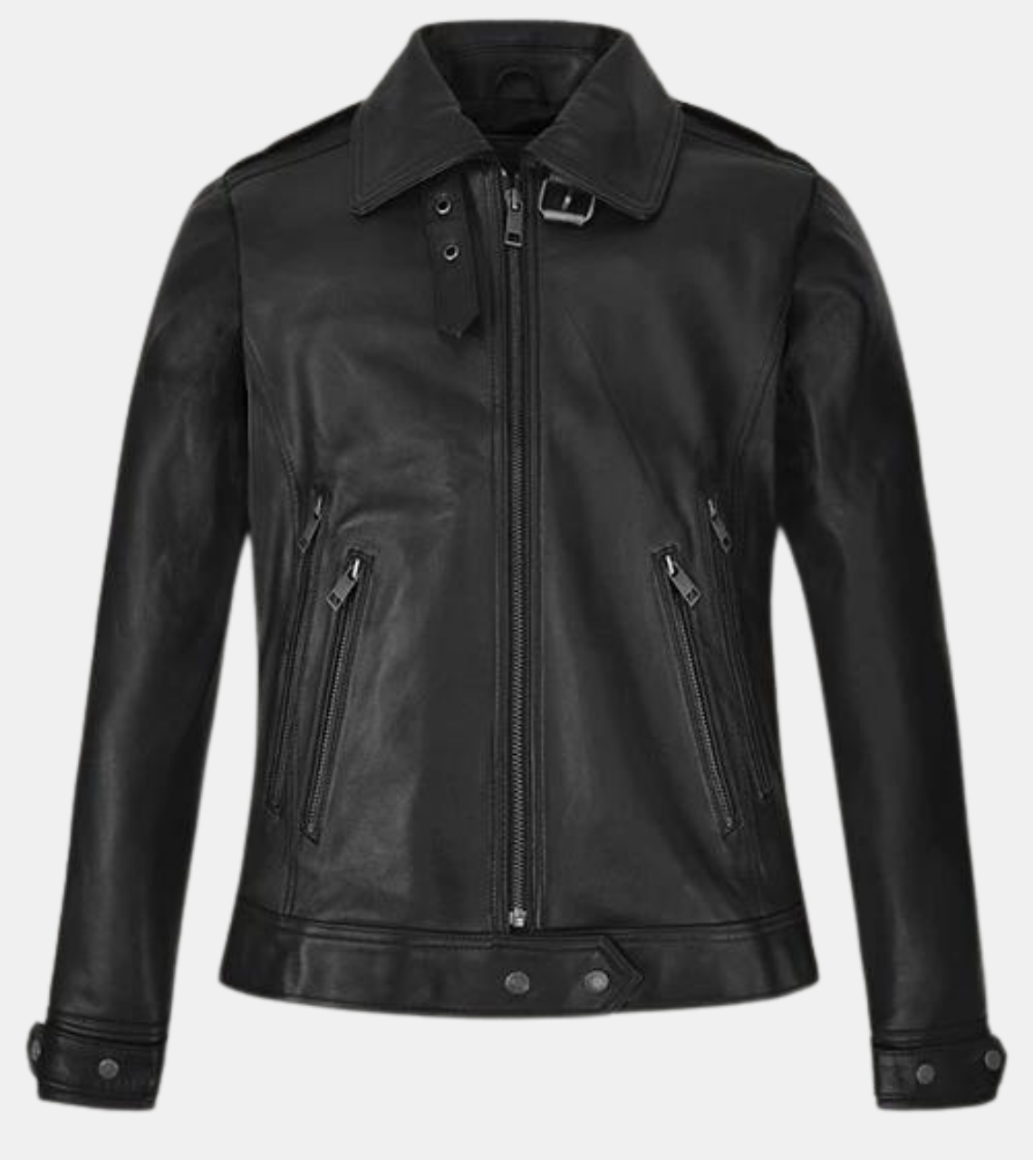 Women's Black Leather Jacket