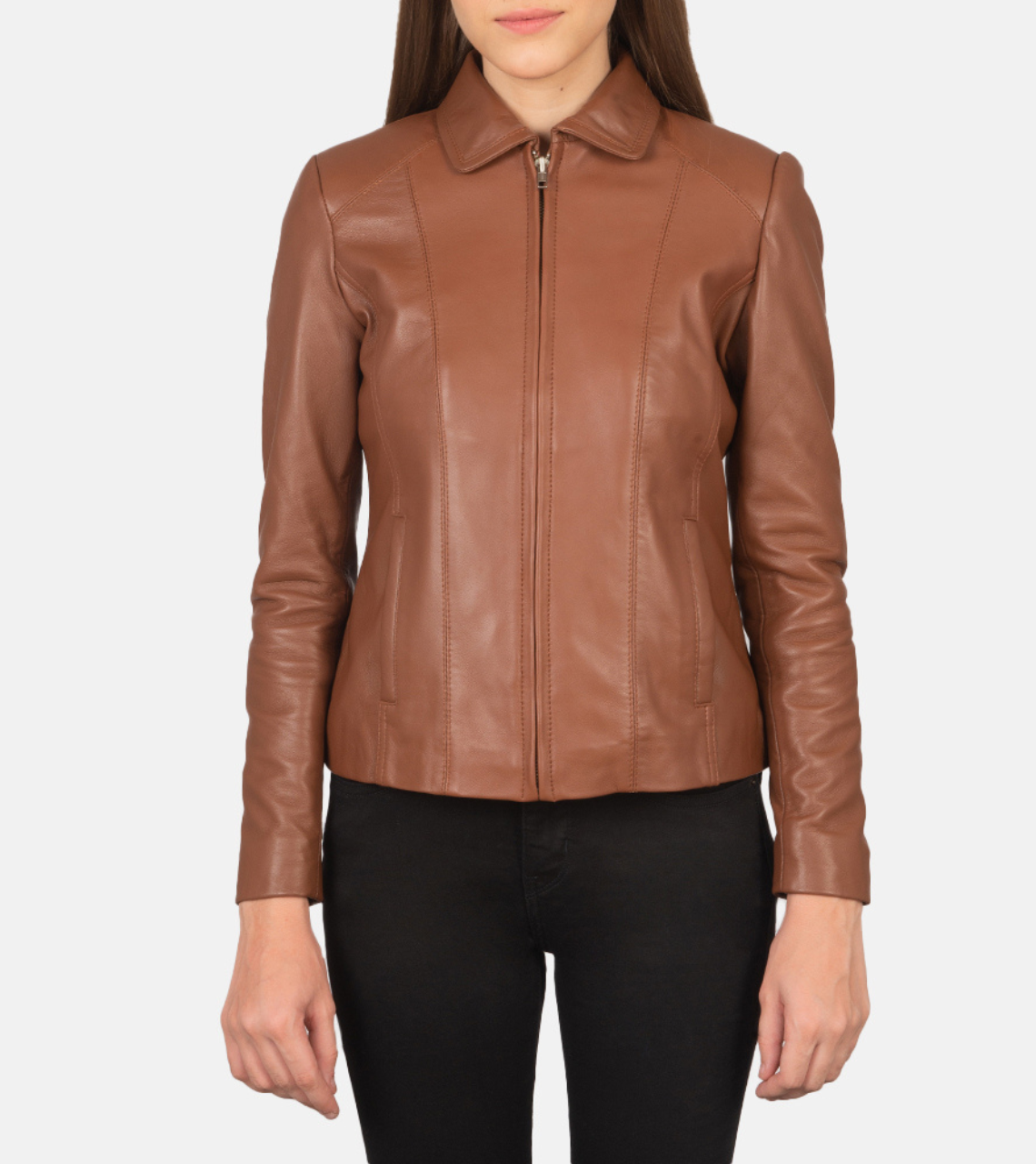 Brown Women's Leather Jacket