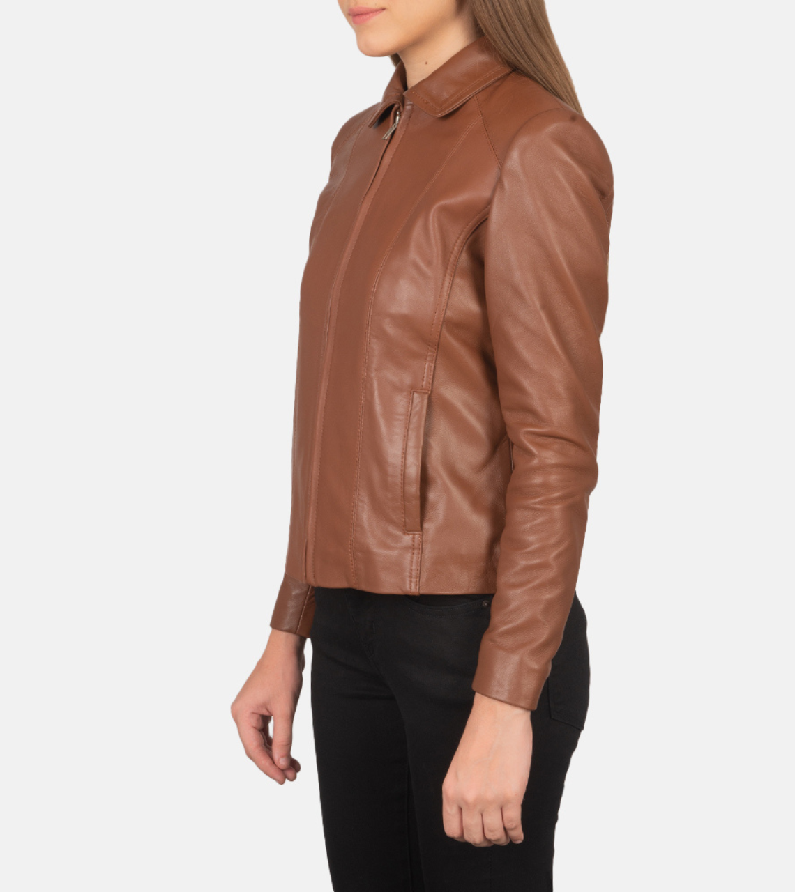 Women's Brown Leather Jacket