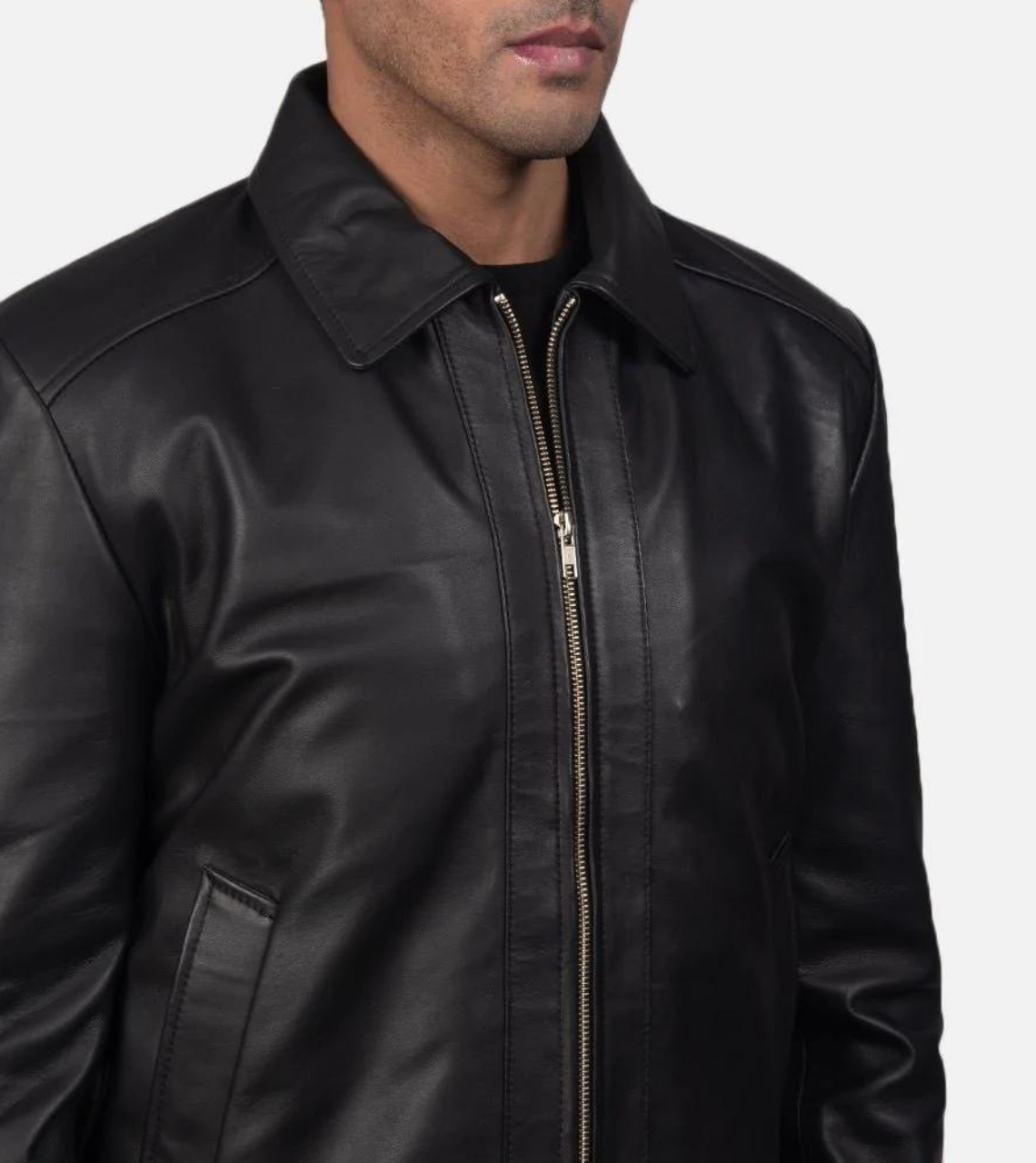 Enclave Waxed Leather Jacket For Men's