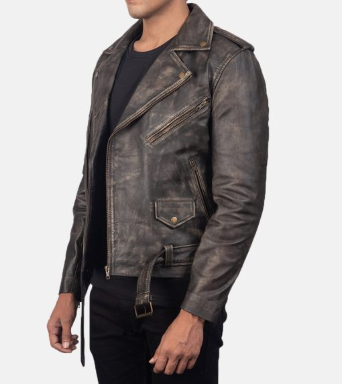  Leather Biker Jacket