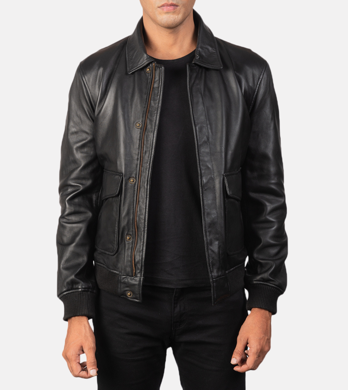 Nord Men's Leather Bomber Jacket