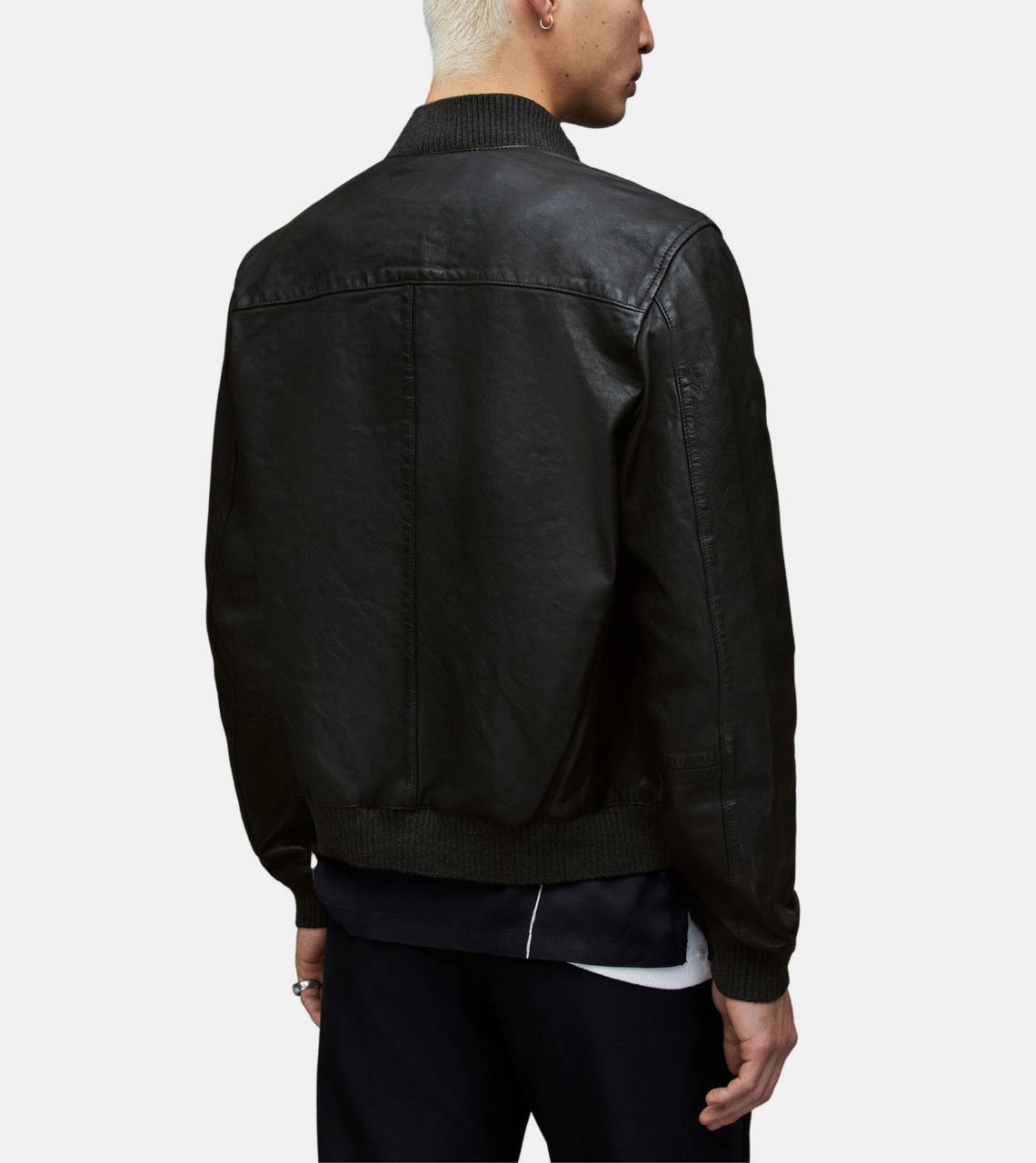 Raven Men's Black Bomber Jacket