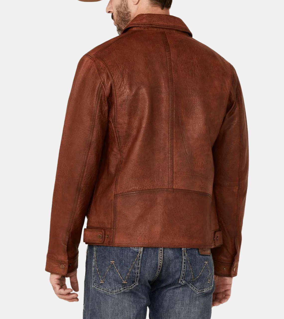  Rugged Lambskin Men Leather Jacket