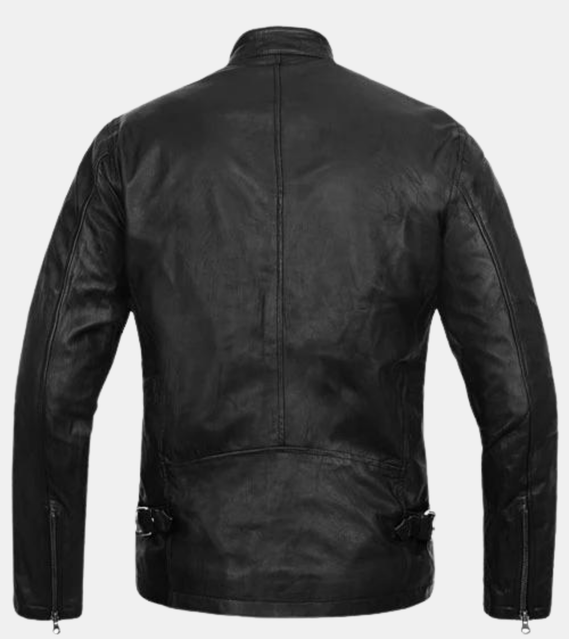 Bastien Men's Black Biker's Leather Jacket