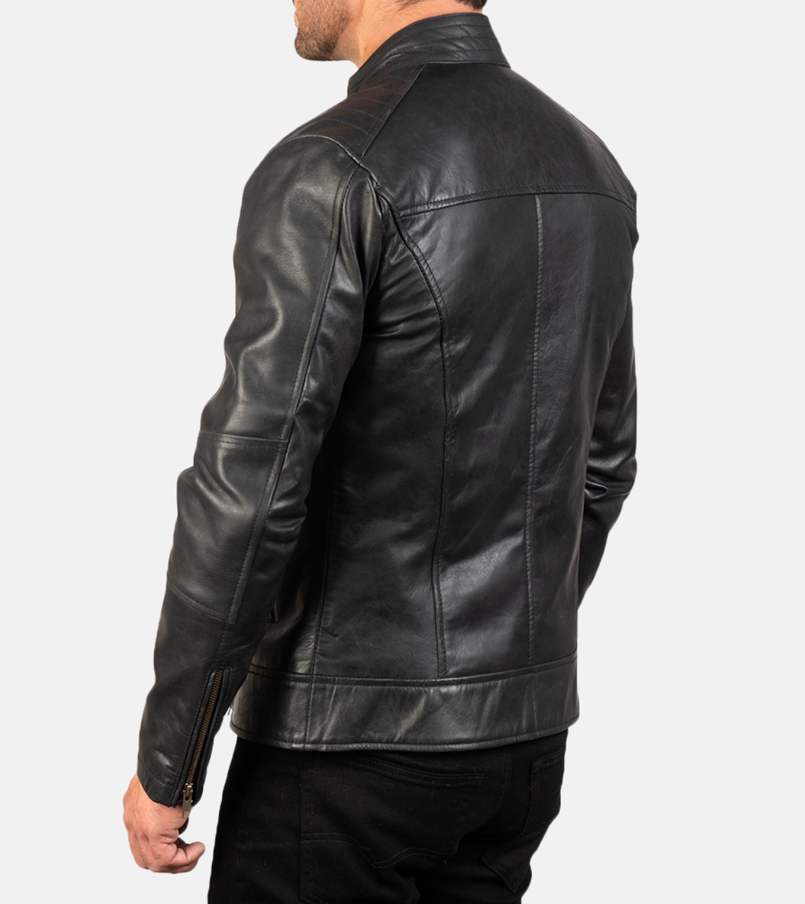 Vincent Black Men's Leather Jacket