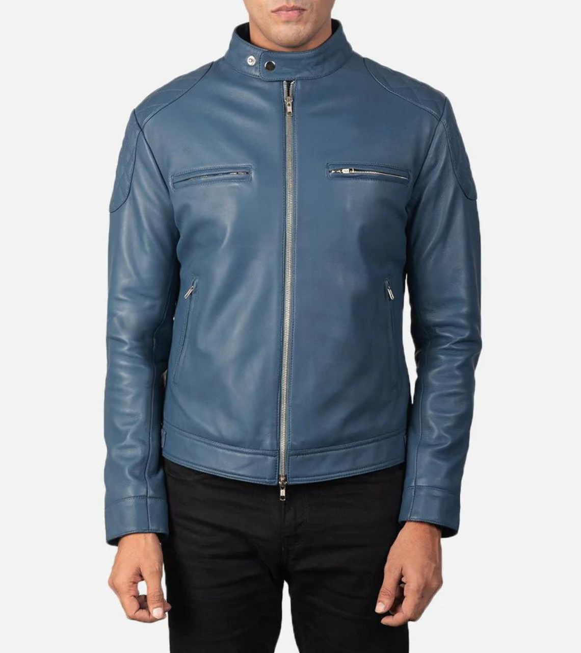 Marcella Men's Biker Leather Jacket