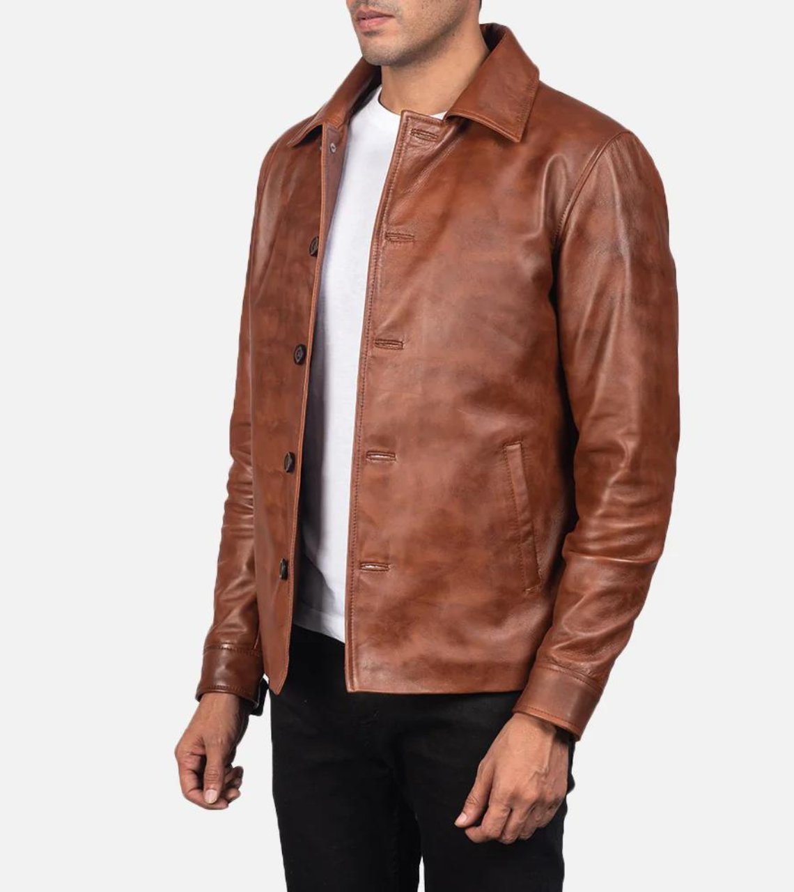  Men's Leather Jacket 