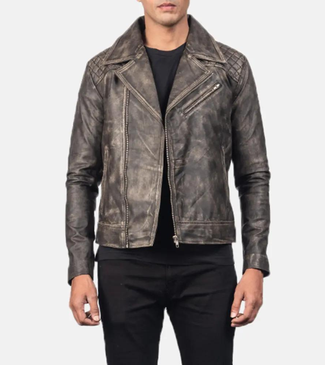 Caribbean Leather Biker Jacket