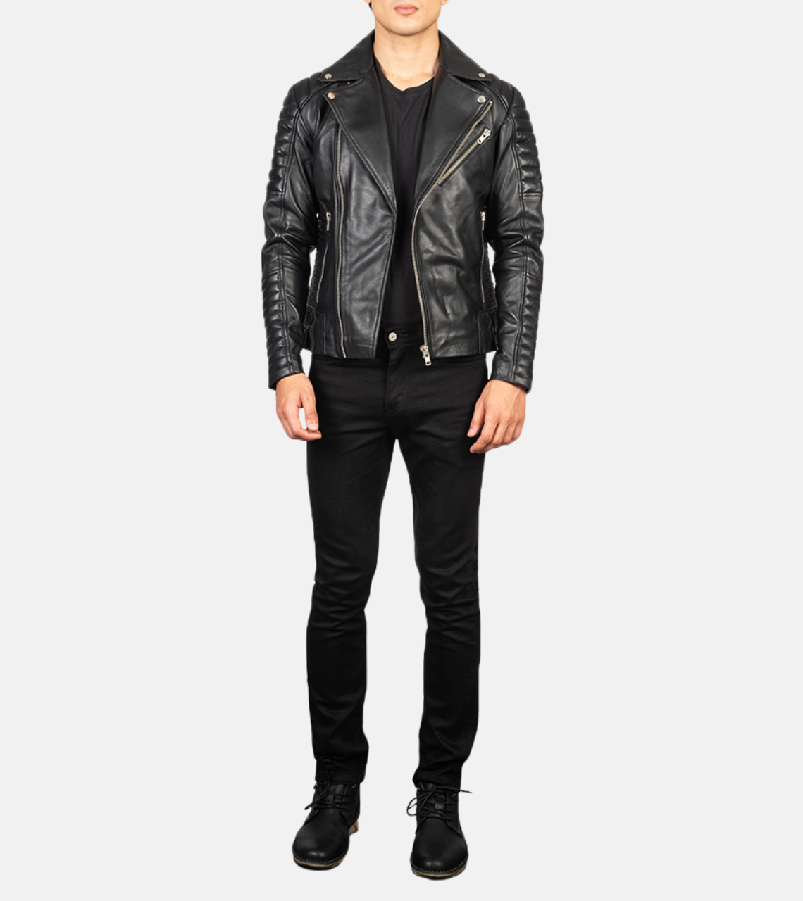  Biker Leather Jacket 