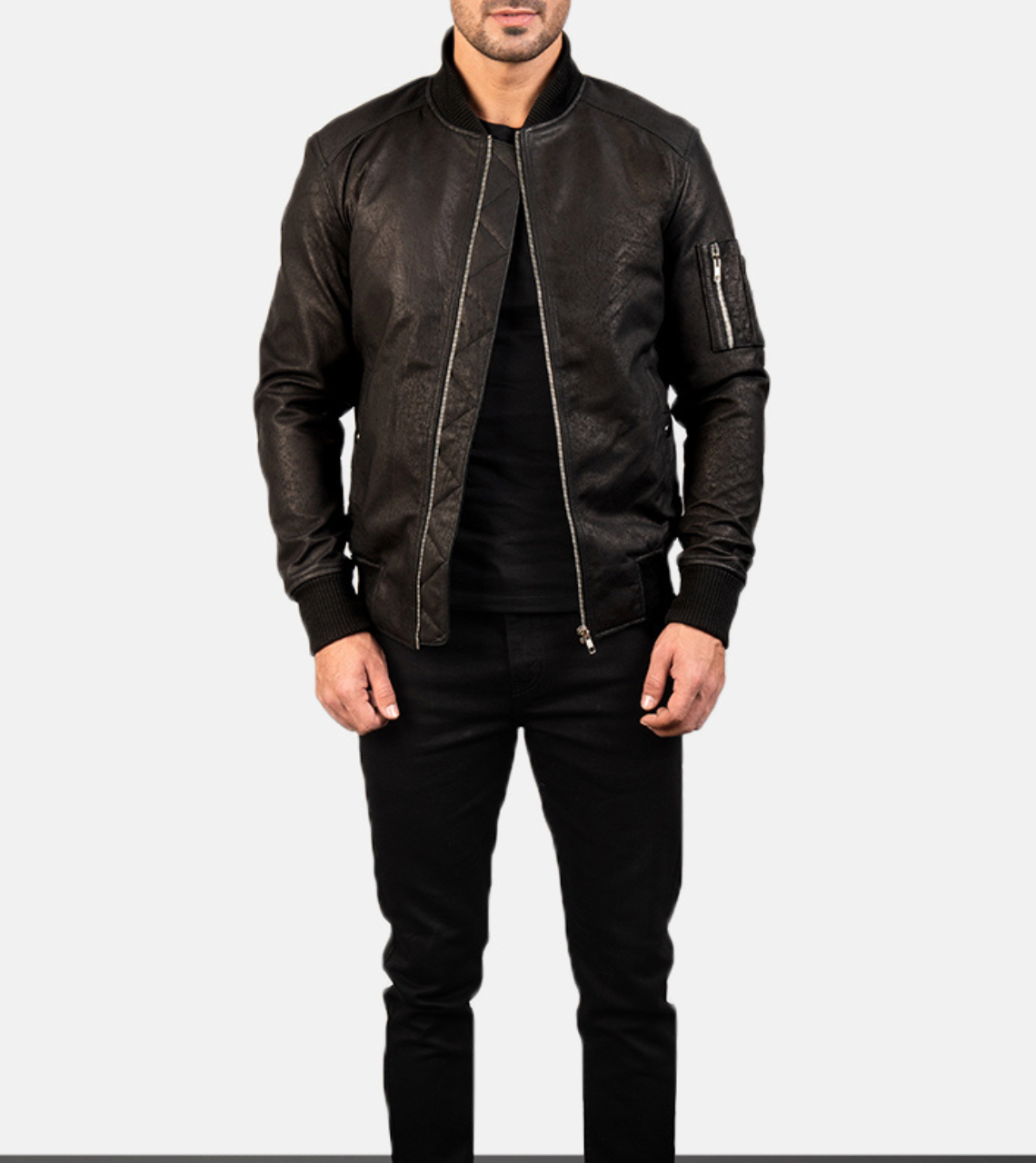 Bouvet Bomber Leather Jacket