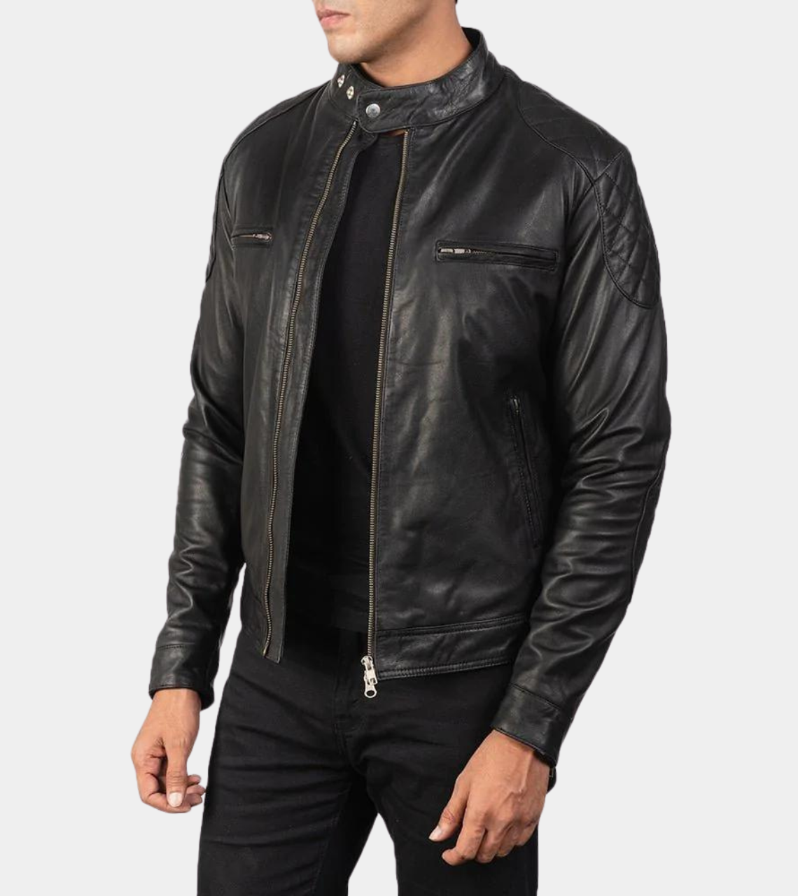 Marcella Men's Biker Leather Jacket