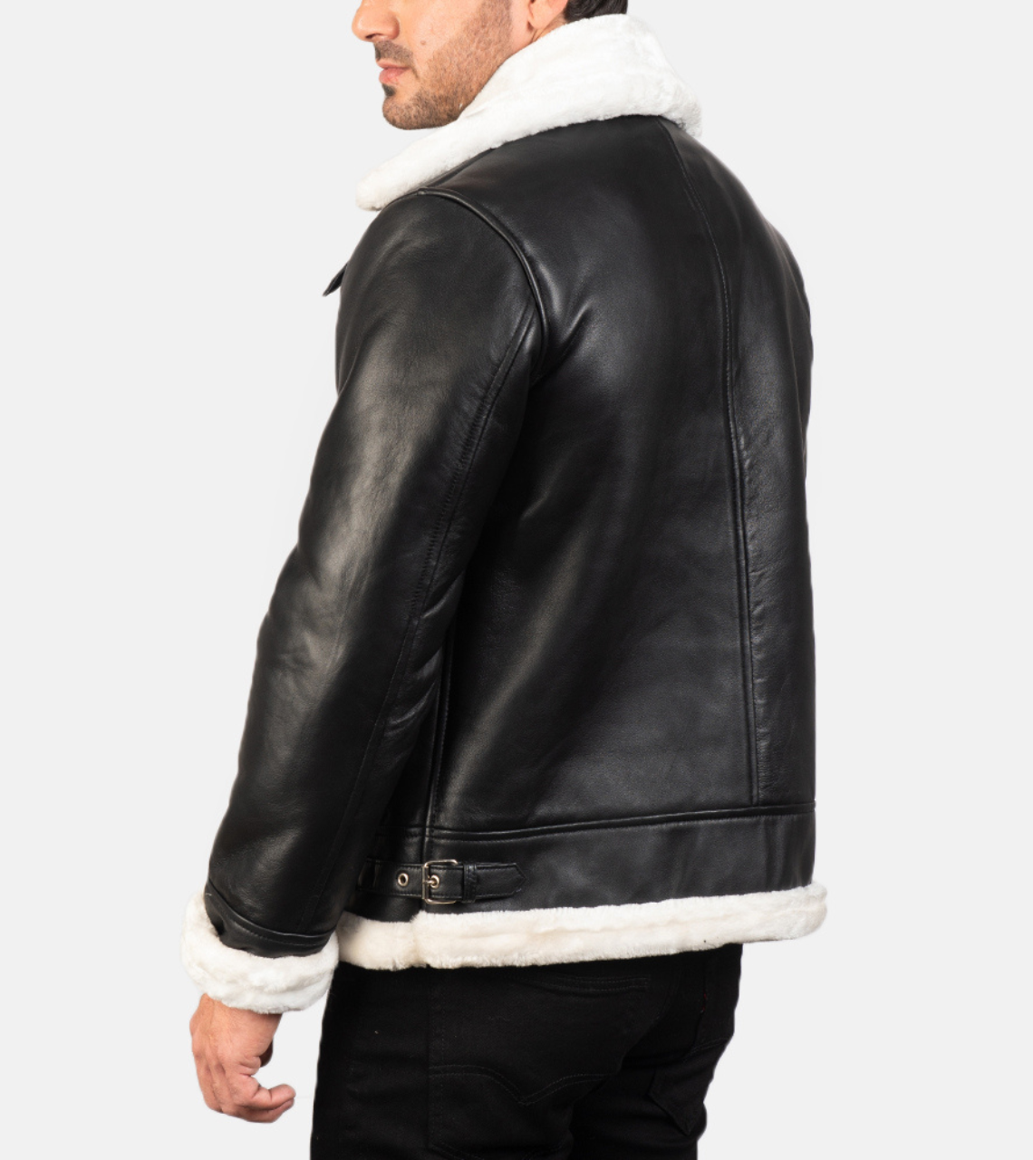  Leather Bomber Jacket 