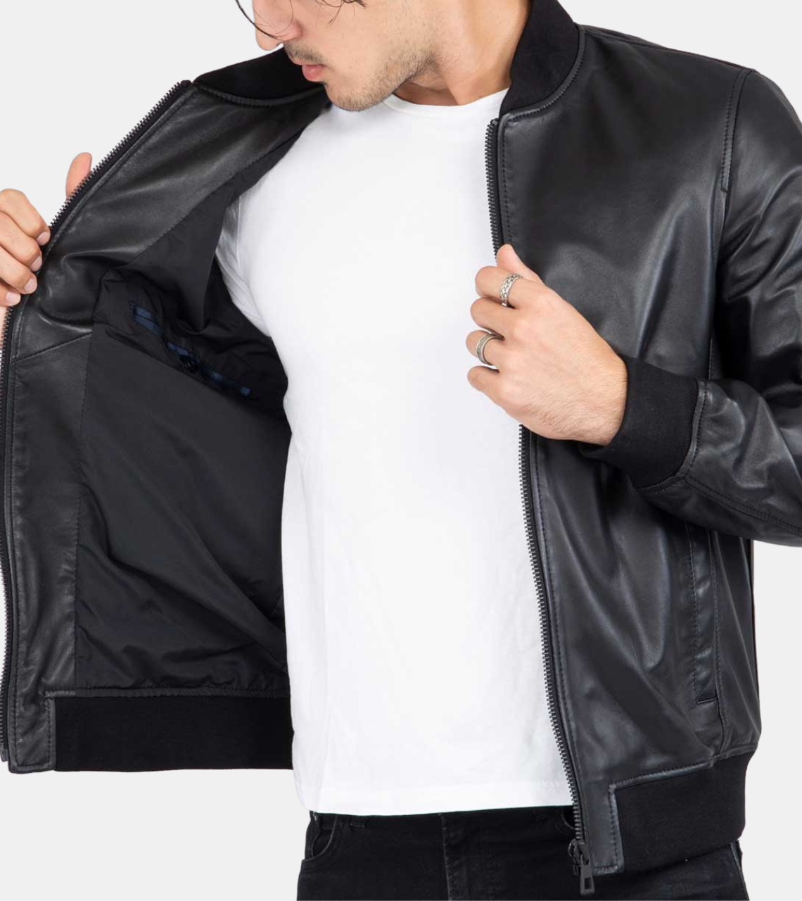 Bomber Leather Jacket