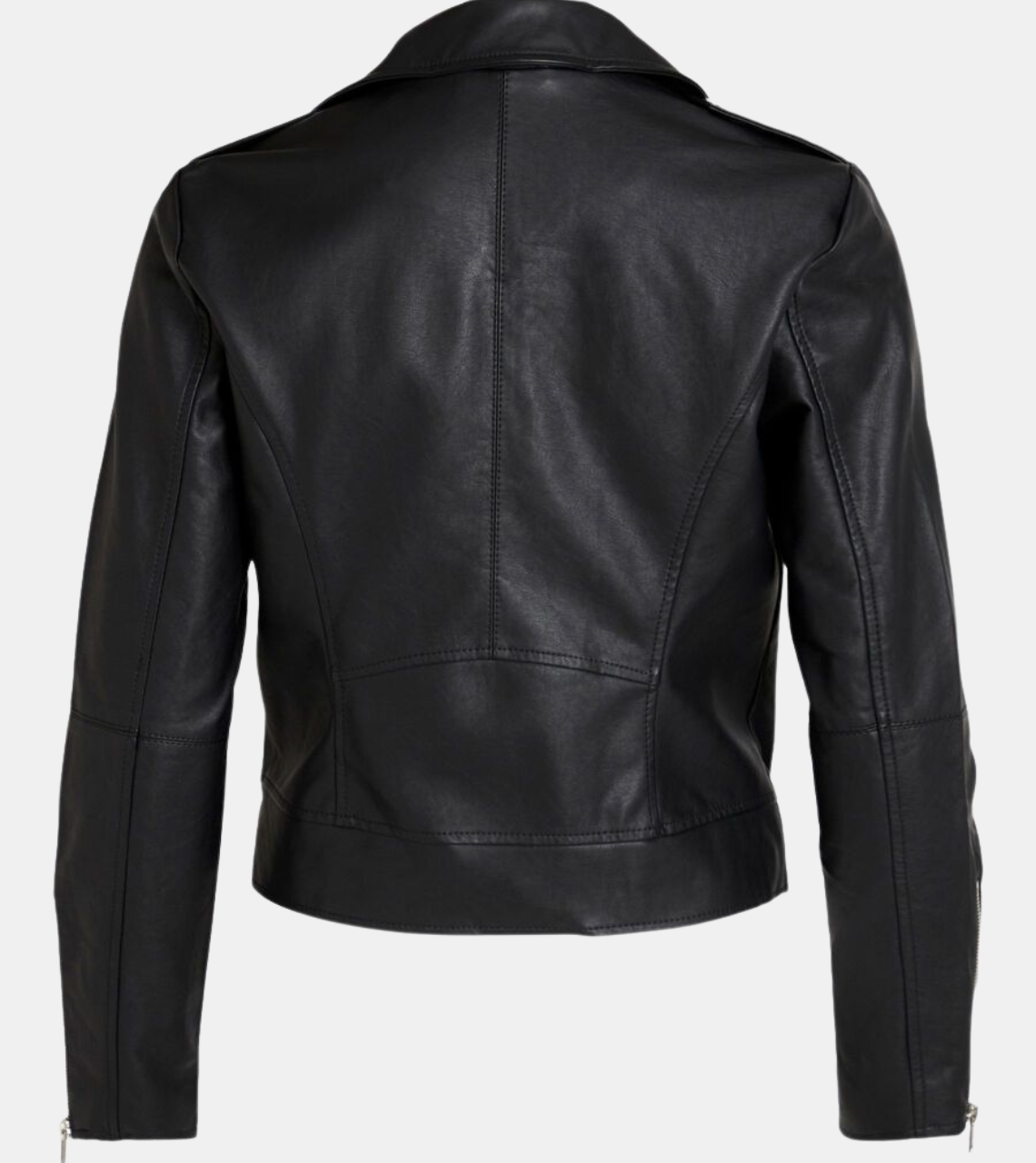 Fiona Women's Black Biker Leather Jacket