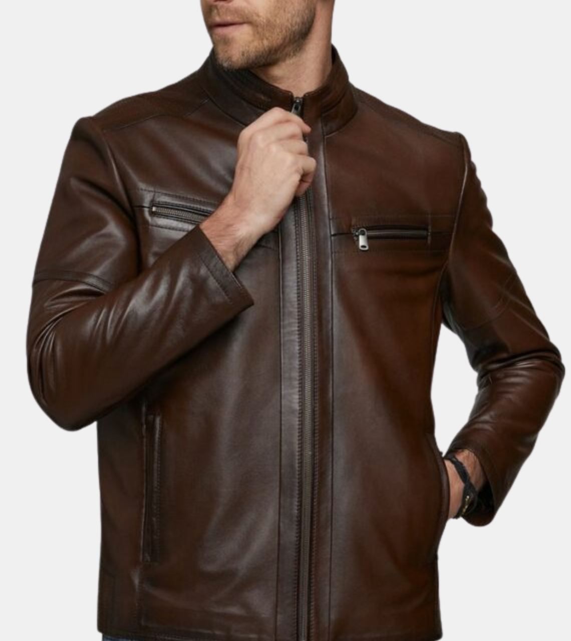  Brown Leather Jacket 