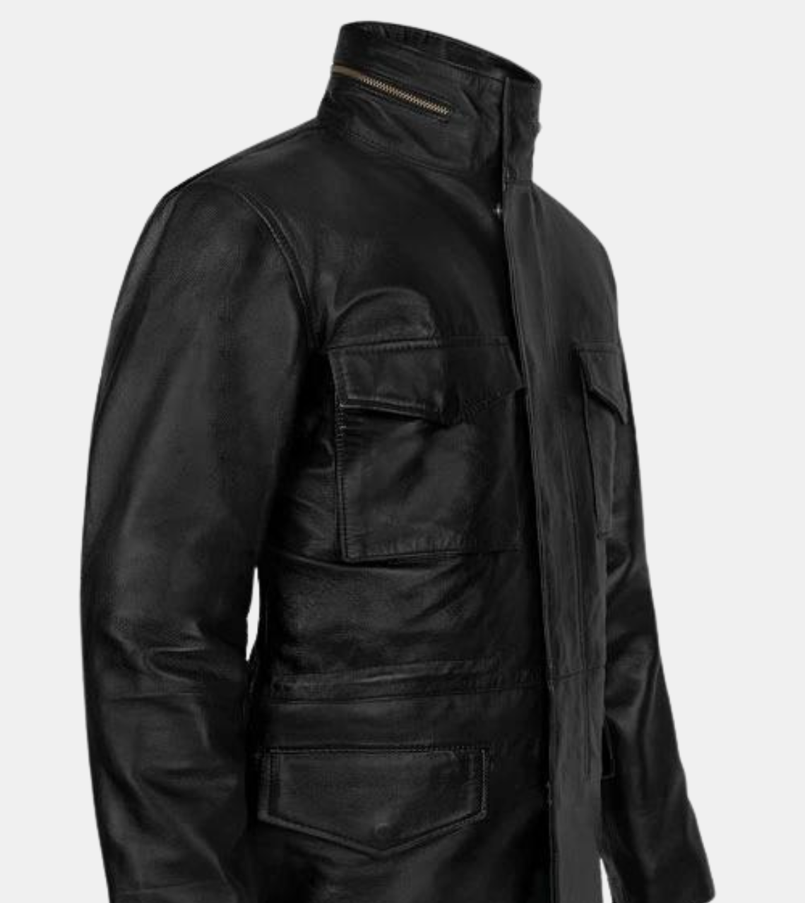 Coldwell Men's Black Leather Jacket