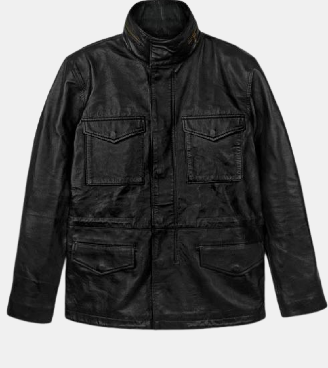 Coldwell Men's Black Leather Jacket