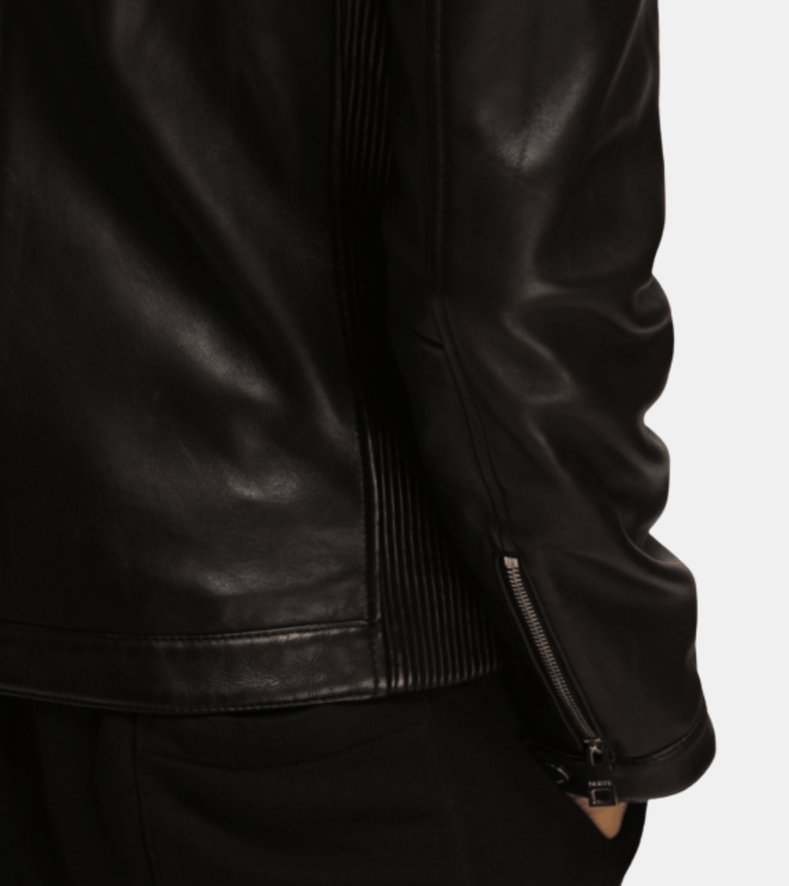 Kyreakh Men's Black leather Jacket