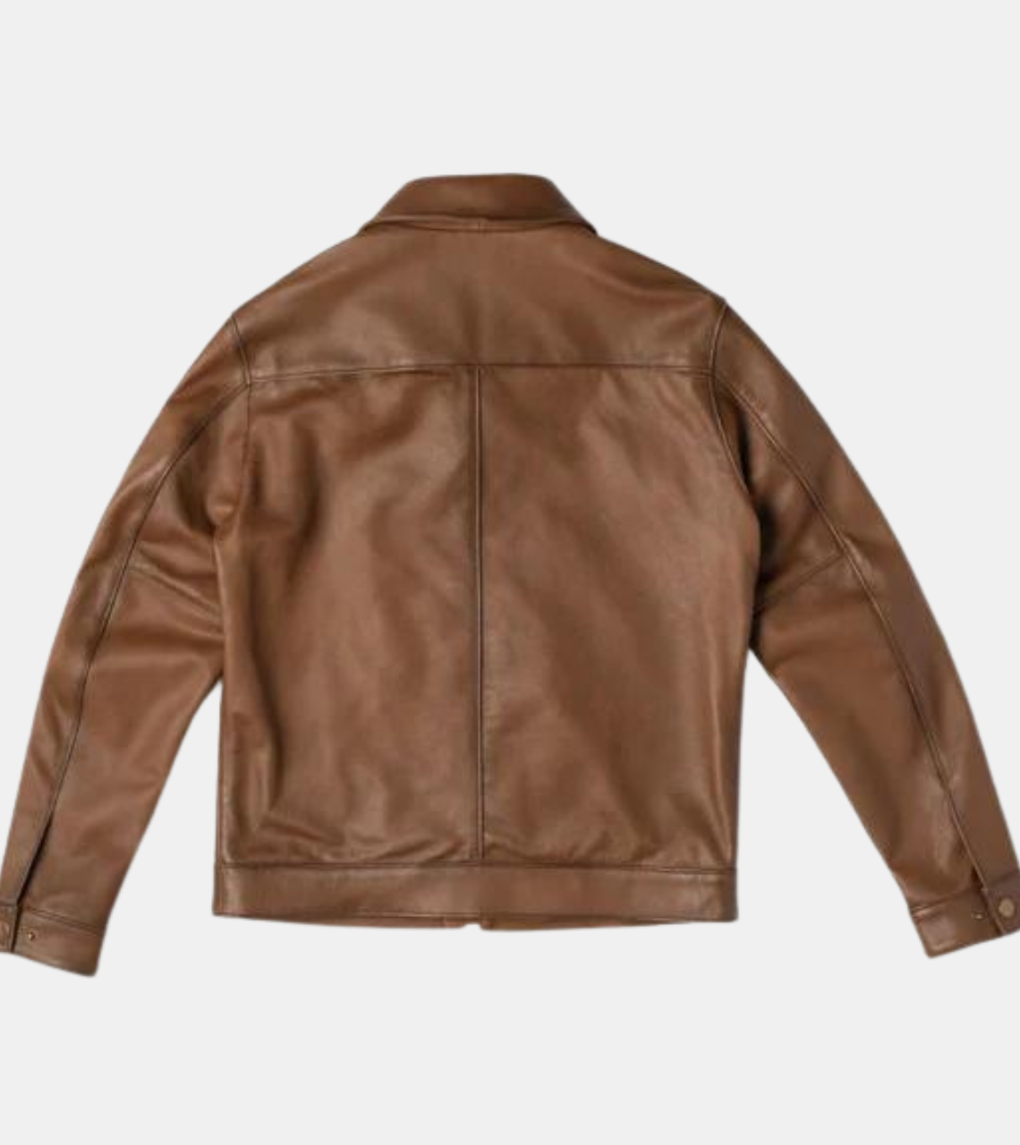 Folant Men's Brown Leather Jacket