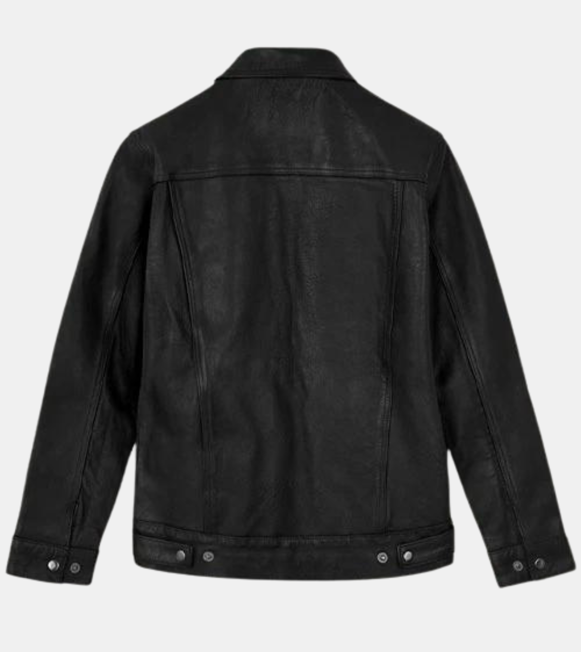 Merrickum Men's Black Leather Jacket