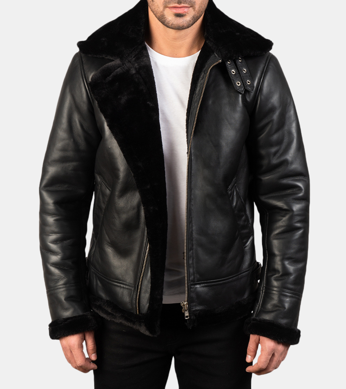 Shearling Leather Jacket