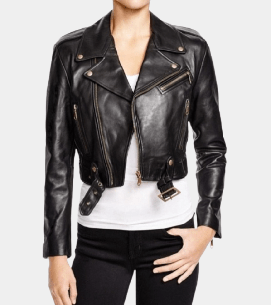 Irish Wrestler Rebecca Quin Leather Jacket